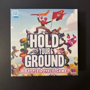 Buffalo David Bitton Hold Your Ground Board Game – Red, Pink, Blue Artwork